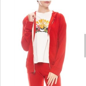 Monrow Classic Zip Hoodie NWOT